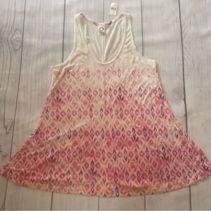 Anthropologie Akemi + Kin Pink Caicos Tank Top Size Medium